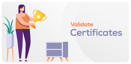 Certificate validation - Home